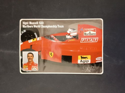 Adesivo nigel mansell ferrari - adesivo,