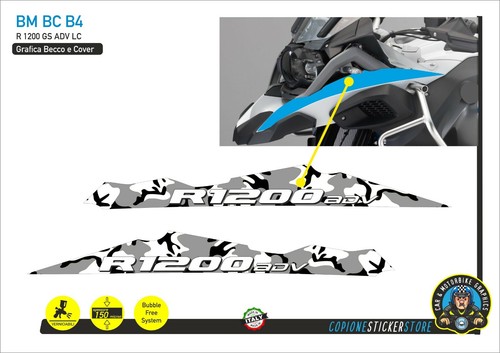 Adesivi becco parafango moto - adesivi,