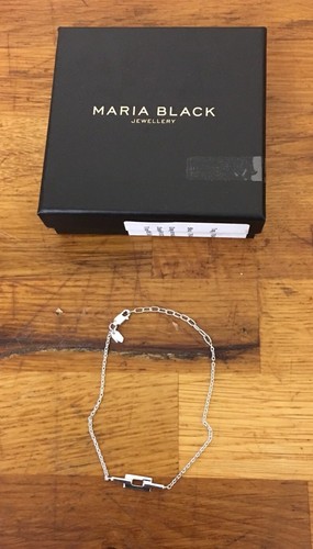 Bracciale maria nero - nero, argento