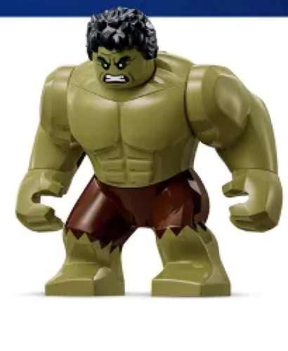 Lego hulk big fig minifigure - lego,
