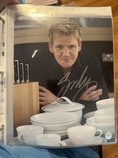 Gordon Ramsay foto autografata