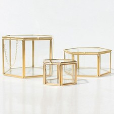 Portavaso esagonale vetro e - portavaso,