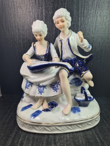 Statuina vintage coppia