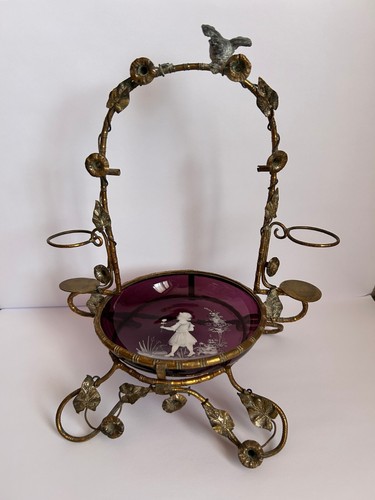 Antico vassoio dipinto - , a
