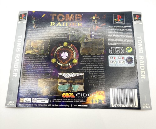 Tomb raider copertina back - raider, 1