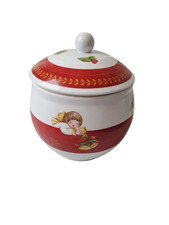 THUN BISCOTTIERA NATALIZIA grande in Porcellana con ANGELO NUOVA foto reali