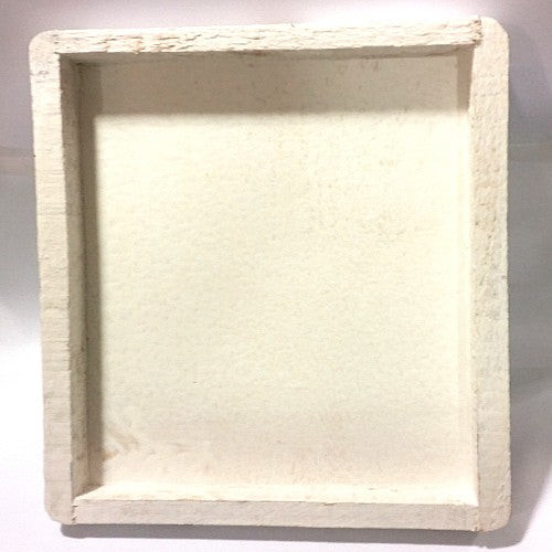 Portaoggetti legno bianco - in,