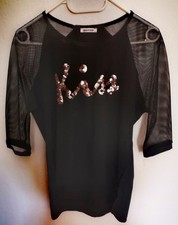 maglia donna manica lunga nera