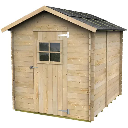 Casetta legno con pavimento - casetta,