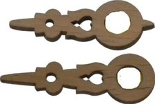 COPPIA LANCETTE IN LEGNO PER