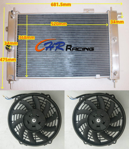 Radiatore ventole alluminio - radiatore, +