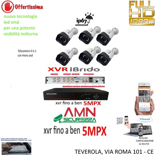 Kit videosorveglianza cloud - videosorveglianza,