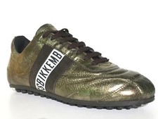 SCARPE SNEAKERS DONNA BIKKEMBERGS LOW SOCCER BKE106T1J16 B0F57 PELLE ORIGINAL AI