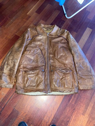 Company leather jacket - company,