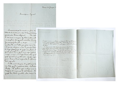 1865 bella lettera sulla - 1865,