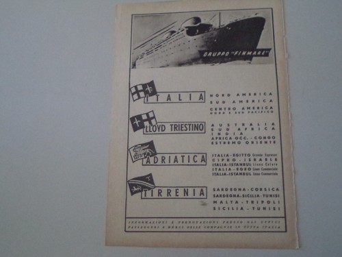 Advertising pubblicità 1950 - advertising,