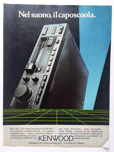 Pubblicita kenwood krc 700l - pubblicita',