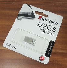 Chiavetta USB 3.1 128GB Kingston Data Traveler Micro Lettura 100MB/s Scrittura 15MB/s