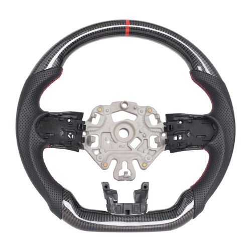 Volante sportivo vera fibra - in,