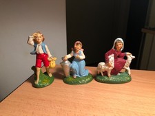 3 Statuine  Presepe in pasta