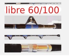 canna pesca traina altura tonno pesce spada con carrucole attacco cinta mare