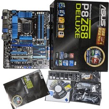 ASUS P8Z68 Deluxe LGA1155 Scheda Madre Usato USB3.0 Pin Riparazione Testato