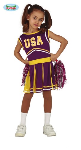 Costume cheerleader taglia 6 - costume,