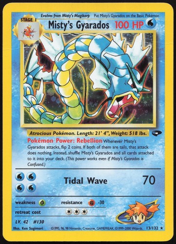 Misty gyarados holo rara - gyarados,