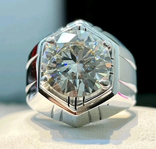 Anello uomo solitario con - anello,