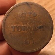 Moneta 8 Tornesi 1817, Due