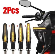 COPPIA FRECCE MOTO LED CON ACCENSIONE SEQUENZIALE DINAMICA ARANCIONE UNIVERSALI