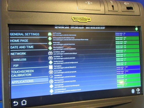 Technogym unity console self - technogym,
