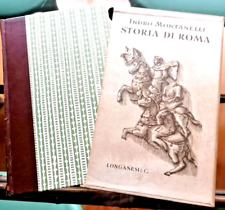 1957 " STORIA DI ROMA " di INDRO MONTANELLI Ed LONGANESI Collana IL CAMMEO