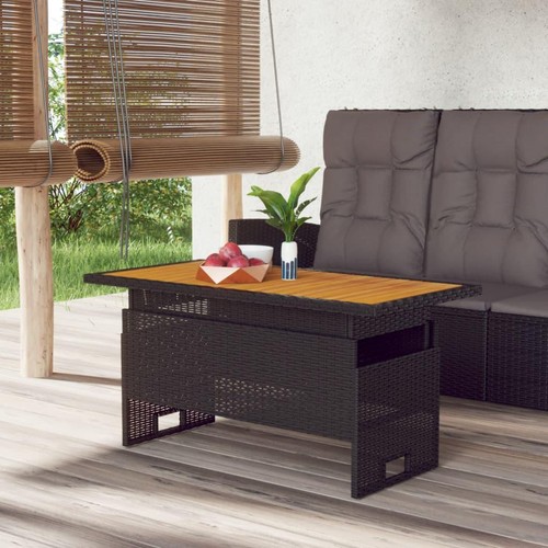 Black solid wood acacia poly - solid,