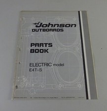 Catalogo Parti OMC Johnson Fuoribordo Modelli Elettrici 4 CV Stand 3/1975