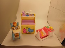 FISHER PRICE - Seggiolone/Culla/Fasciatoio per Bambini {Batterie Incluse}