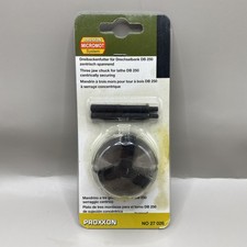 Proxxon 27026 Mandrino a tre ganasce per tornio DB 250 NUOVO CON SCATOLA