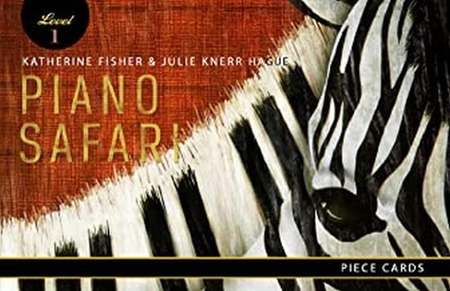 Piano safari piece cards - piano,