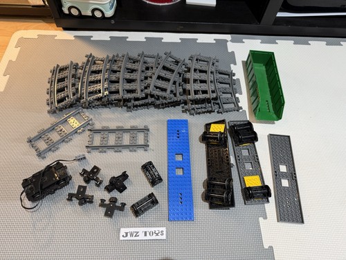 Lego train tracks binari - train,