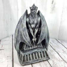 Statua Gargoyle 9" Soffiaggio Plastica Halloween Pietra Finta Carta Gruppo Magico 1996