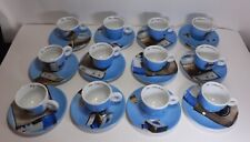 Servizio 12 Tazze ILLY COLLECTION 2002 NORMA JANE Caffè