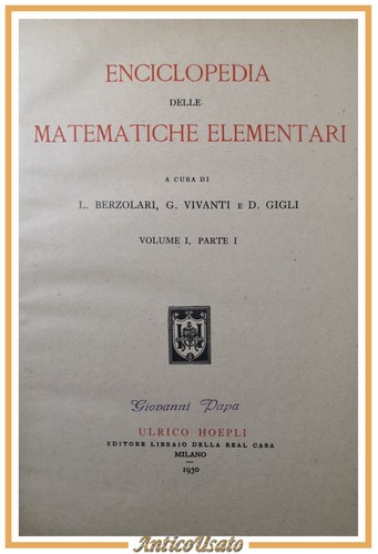 Enciclopedia delle matematiche - delle,