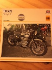 Triumph 500 trophy - tr5, 1951