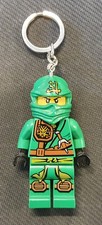 Portachiavi con Anello Keychain Led Light Luce Lego Ninjago Verde Green Lloyd