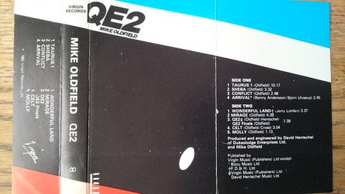 Mike oldfield qe2 cassette - mike,