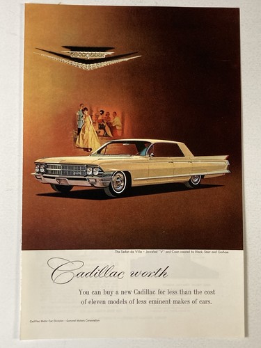 Pubblicità stampa cadillac - pubblicità,