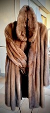 PELLICCIA LUNGA VISONE CARAMEL