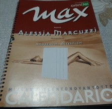Calendario MAX  1998  ALESSIA MARCUZZI  foto Andreas H.  Bitensich Ottimo. 