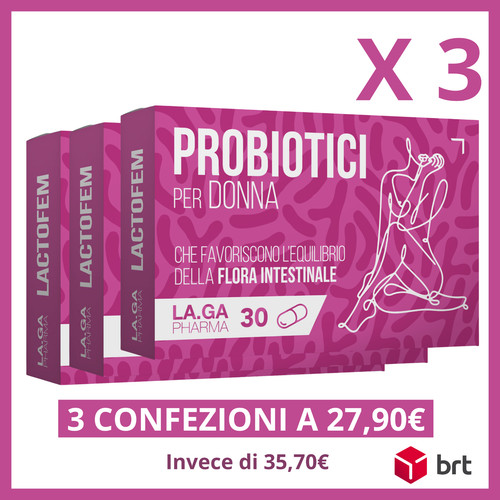 Lactofem probiotici donna 3pz - lactofem,