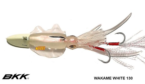 Wakame white spinning jig - wakame,